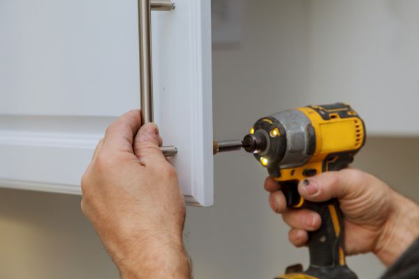 Cabinet Knob Installation in Strongsville